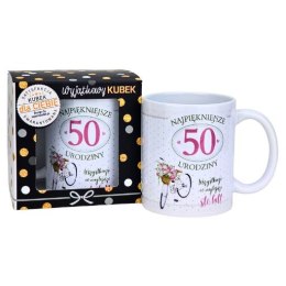 Kubek na 50 urodziny dla kobiety (rower) 3309-UR19-50