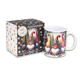 Kubek świąteczny w opakowaniu mikołajki Boże Narodzenie SKRZATY