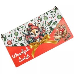 Pudełko na pieniądze świąteczne koperta prezent na mikołajki Boże Narodzenie - RENIFER RENIA