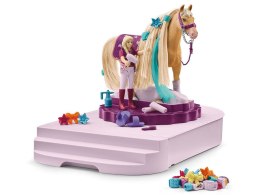 Schleich obrotowa stacja do pielęgnacji koni Sofia koń figurka akcesoria ZA6003