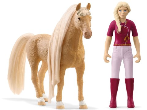 Schleich obrotowa stacja do pielęgnacji koni Sofia koń figurka akcesoria ZA6003