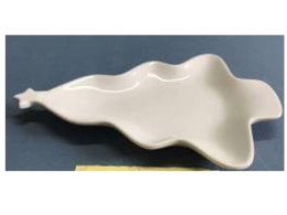 Talerz ceramiczny choinka 17 x 13 x 1,8 cm