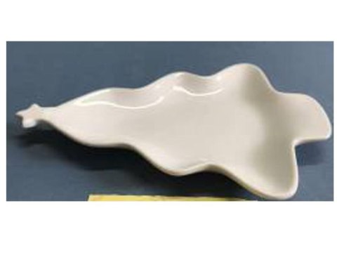 Talerz ceramiczny choinka 17 x 13 x 1,8 cm