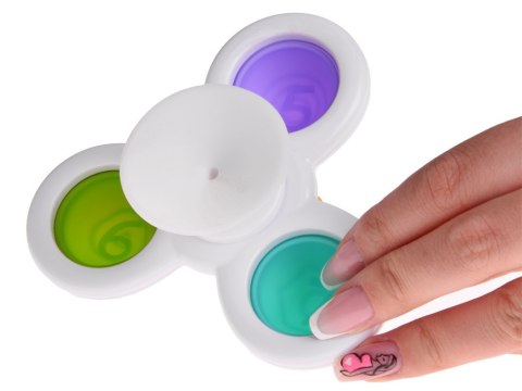Zabawka sensoryczna Fidget Spinner z przyssawką 3 szt ZA5340