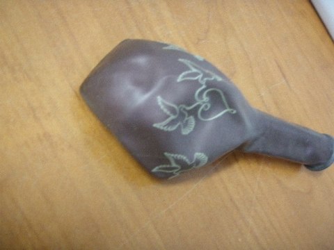 Balony 4szt. złote / bordowe - gołąbki