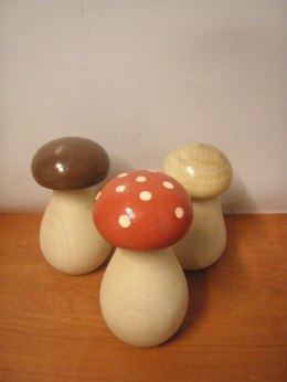 Dziadek do orzechów grzybek muchomorek 10 cm | DGM