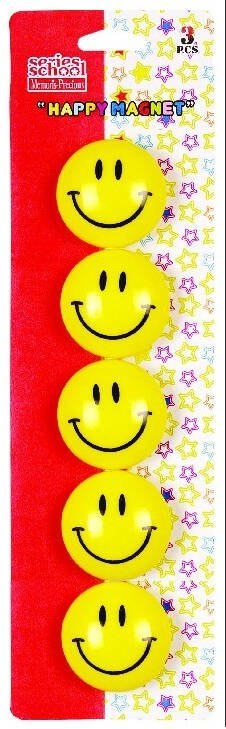 Magnes 5szt. UŚMIECH 35mm MG-35