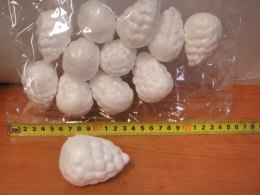 Szyszka styropianowa 12szt. 6,1cm | SZ-06