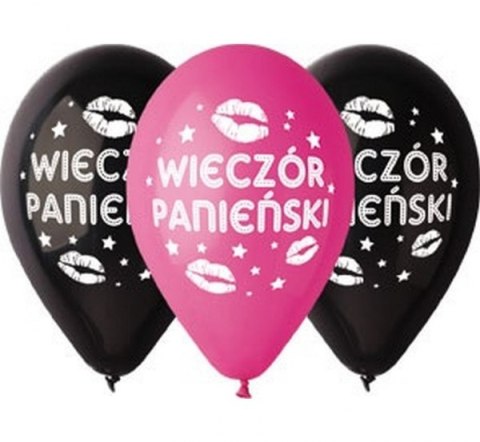 Balony 5szt WIECZÓR PANIEŃSKI