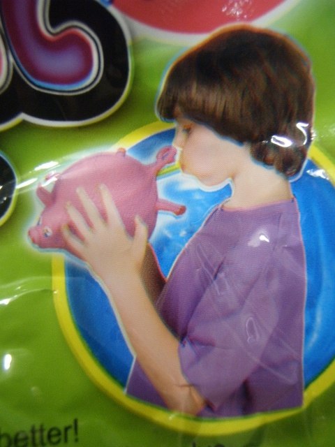 Piłko -balon zwierzęta do pompowania 25cm 4rodz