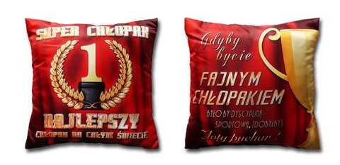 Poduszka 35x35 Chłopak | 9235